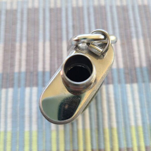 NWOT Personalized "CHRIS" Mini Novelty Flask Keychain Carabiner Clip Screw Cap - Picture 7 of 9